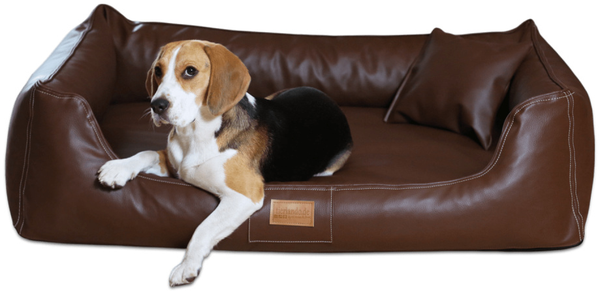 MADDOX EASY CLEAN Orthopädisches Hundebett - 120x85cm, 01 Braun