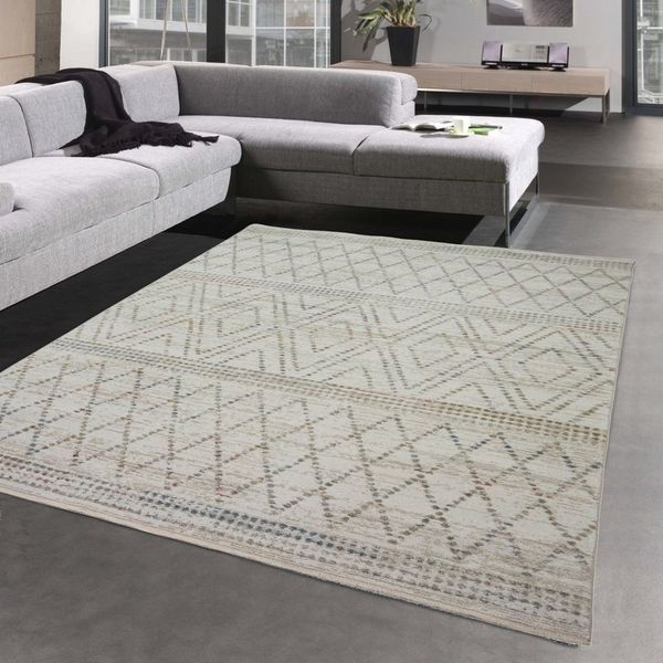 Carpetia Teppich Landhausstil Teppich beliebt als Deko für den Flur, rechteckig, Höhe: 10 mm