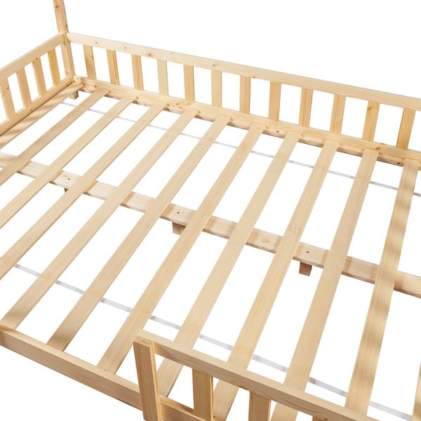 Hausbett Sisimiut 120x200 cm Holzfarben [en. casa] Bild 5