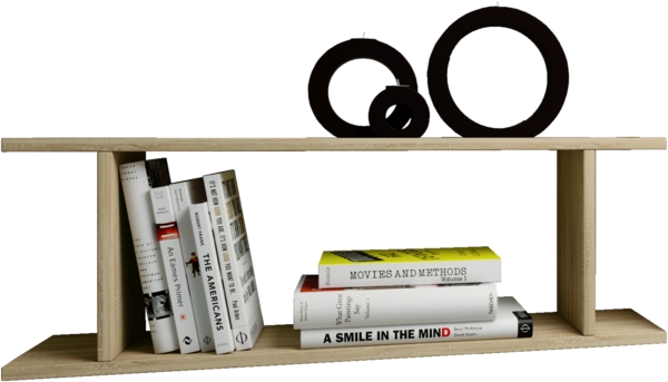 VCM Wandregal Sirola 912521 Sonoma-Eiche (Sägerau) H. 28 x B. 80 x T. 20 cm