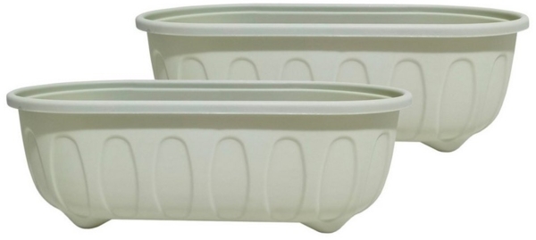 HTI-Living Blumenkasten Blumenkasten Nessa Pastell 2er-Set (Stück, 2 St, 2 Blumenkästen), Kräuterkasten Kunststoff