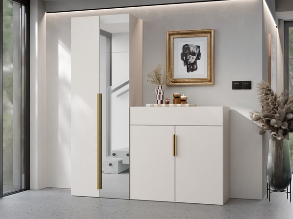 Garderoben-Set Kerkin II (Farbe: Sandfarben)