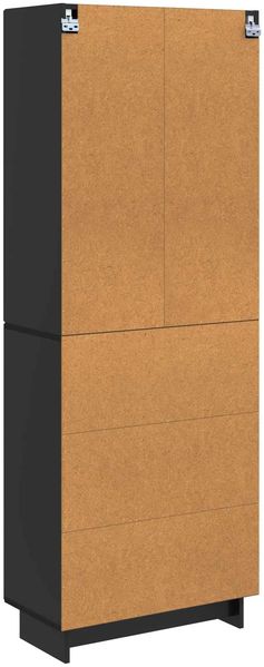 vidaXL Schrankset 2 pcs Schwarz 66 x 34,5 x 90 cm Holzwerkstoff 3416359 Bild 6