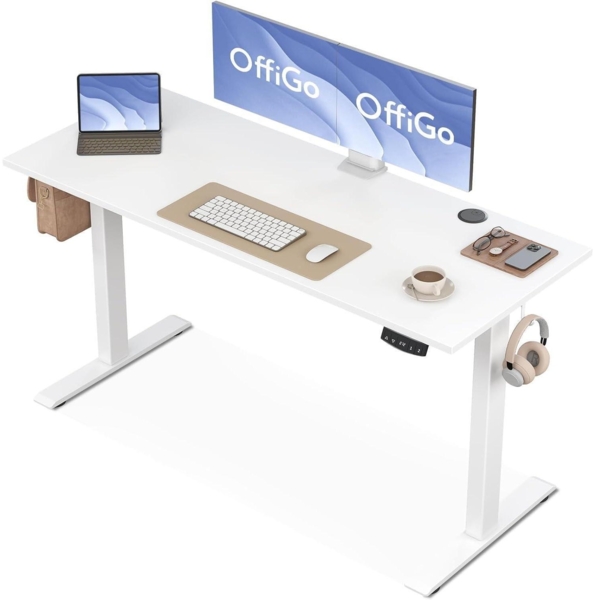 Höhenverstellbarer Schreibtisch 140 cm Elektrisch Memory Gaming