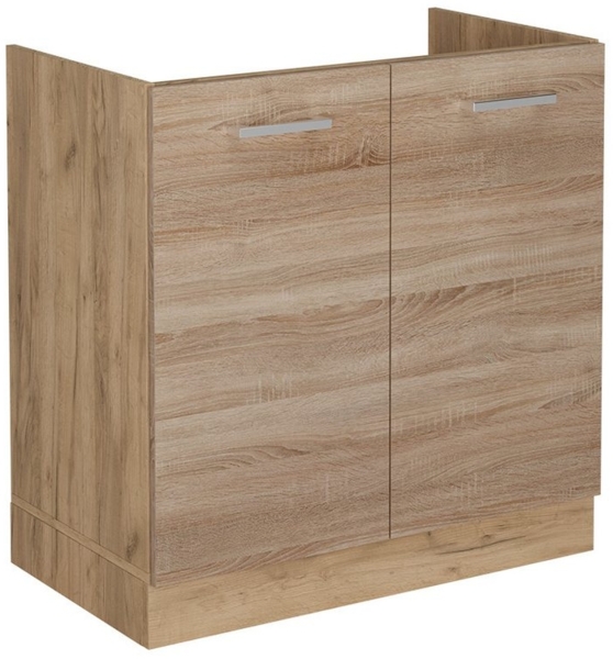 Spülenunterschrank R-Line Sonoma 80 cm ohne Arbeitsplatte Vicco