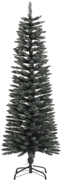 vidaXL Künstlicher Weihnachtsbaum mit Ständer Schlank Grün 120 cm PVC 345183