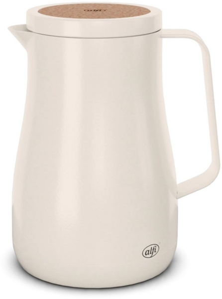 Alfi Isolierkanne STUDIO TEA, aus doppelwandigem Edelstahl, 0,7 l, (1-St), 12h heiß & 24h kalt, ergonomischer Griff, große Öffnung