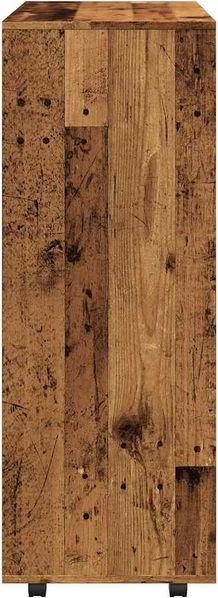 vidaXL Kleiderständer Altholz-Optik 80x40x110 cm Holzwerkstoff 856668 Bild 6