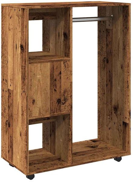 vidaXL Kleiderständer Altholz-Optik 80x40x110 cm Holzwerkstoff 856668 Bild 7