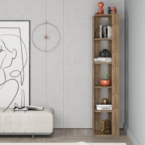 Decortie Eckregal Nati, Eck-Bücherregal, 34 x 34 x 161 cm Bild 6