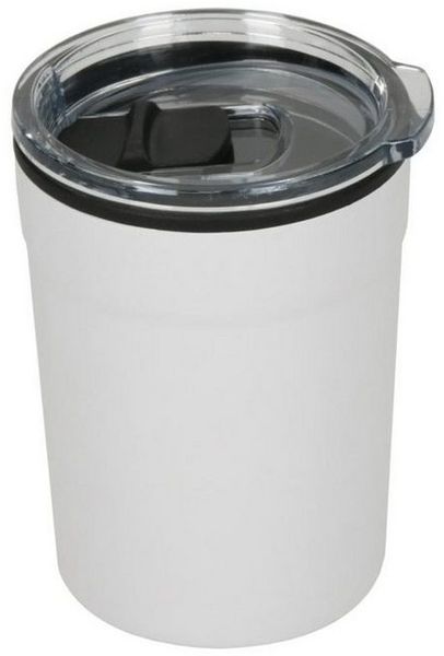 elasto Thermobecher To-Go Espresso-Kaffeebecher 0,15L aus Edelstahl inkl. Deckel, Doppelwandig, Isolierbecher, Teebecher, Heißgetränke, Coffee Mug