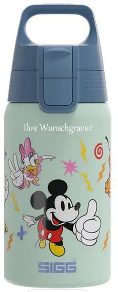 Sigg Trinkflasche Sigg Kinder Trinkflasche Shield ONE Kids 0,5 Liter, tolle Kindertrinkflasche mit schönen Motiven