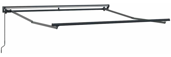 vidaXL Markisenrahmen Anthrazit 3 x 2,5 m Pulverbeschichteter Stahl 42002526