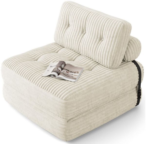 Bealife 1,5-Sitzer Klappbares Sofa, Relaxsessel Indoor-Lazy