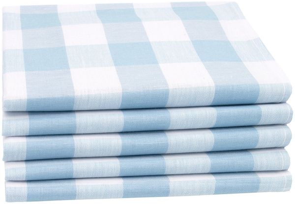 ZOLLNER Geschirrtuch, (Spar-Set, 5-tlg), 50 x 70 cm, 50% Baumwolle, 50% Leinen, vom Hotelwäschespezialisten