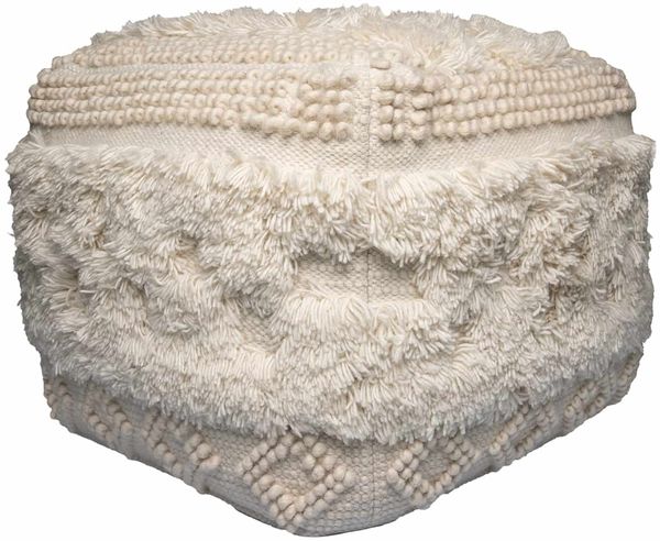 Pouf Bohist 125 Natural 50cm x 50cm