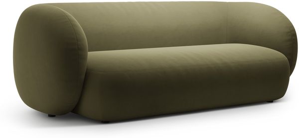 Micadoni Sofa Kate 3-Sitzer Samt Grün Bild 2