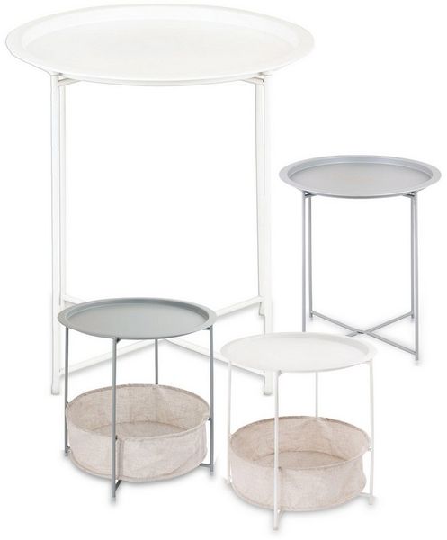 Amagohome Beistelltisch Beistelltisch Ø 47 H 51 2. Wahl Nachttisch Blumentisch Spieltisch Deko
