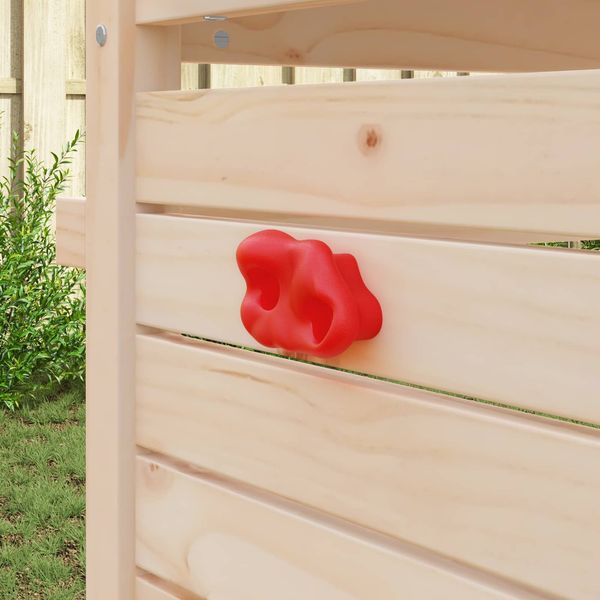 vidaXL Klettergriff 12 pcs Rot 100 x 67 x 43 mm PP 865004