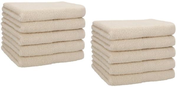 Betz Gästehandtücher 10 tlg. Gästehandtücher-Set PREMIUM 100 % Baumwolle 30x50cm, 100% Baumwolle (10-St)