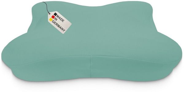 DUKAL Kissenbezug Derila (Ergo) Memory Foam Kissen, 100% Baumwolle, (1 Stück), aus hochwertigem Doppel-Jersey, mit Spannumrandung, Made in Germany