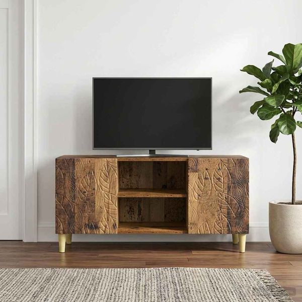 vidaXL TV-Schränk 102 x 34,5 x 50 cm Altholz Holzwerkstoff 895163