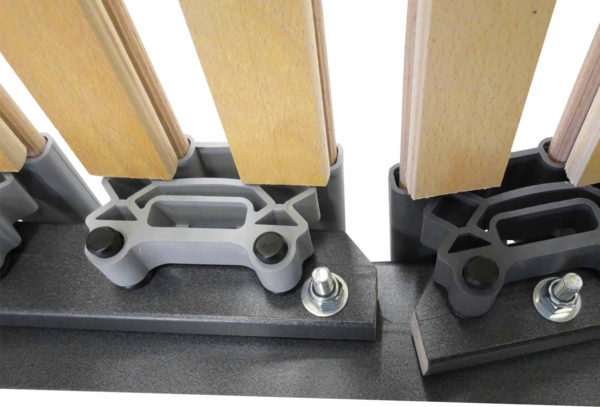 Betten-ABC Max1 XXL - Extra stabiler Lattenrost in verschiedenen Ausführungen, belastbar bis 250 kg, Ausführung: XXL K+F (bis 200 kg), Größe: 80 x 220 cm Bild 2