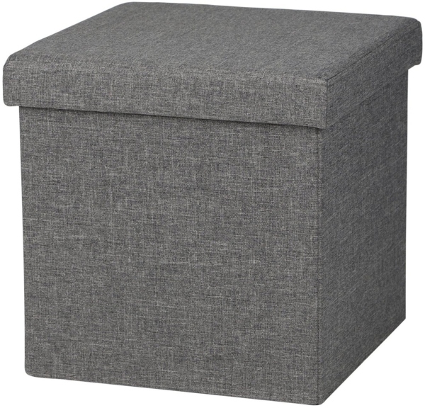 Urban Living Sitzwürfel Sitzhocker Sitzwürfel Aufbewahrungsbox Tissu, mit Stauraumfach hoher Sitzkomfort