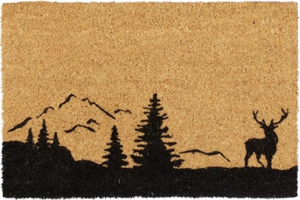 Fußmatte Kokos Hirsch & Bäume 10032748