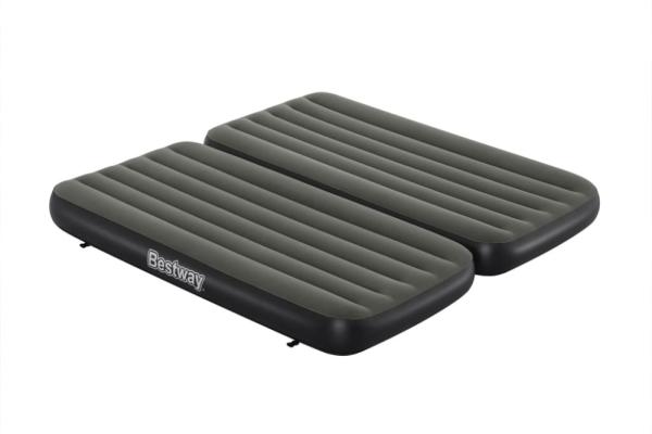 Bestway 3-in-1 Luftbett, PVC Schwarz / Grau, 188 x 99 x 25 cm