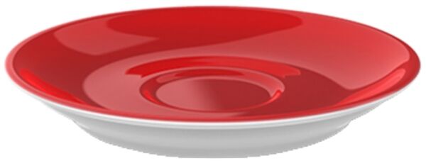 Dibbern Solid Color Classico Rot Espresso Untertasse