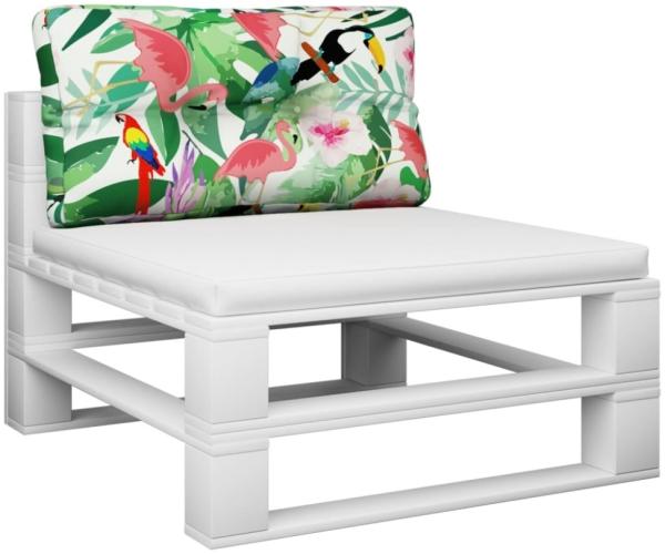 vidaXL Palettenkissen Mehrfarbig 80x40x12 cm Stoff 360618