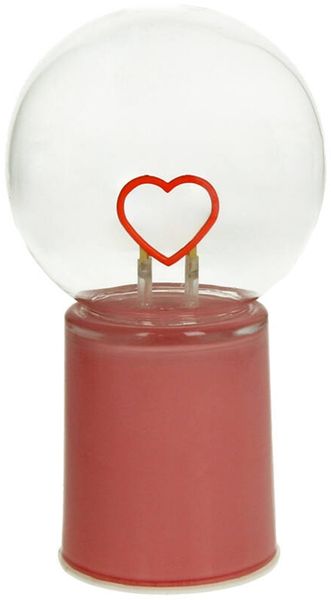 Kersten LED-Glas-Ornament „Herz“ – Rosa Rosa dunke