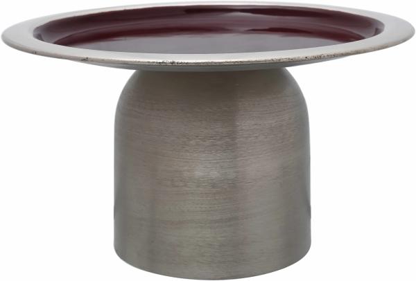 Kuchenplatte Art Deco 225 Silber / Pflaume