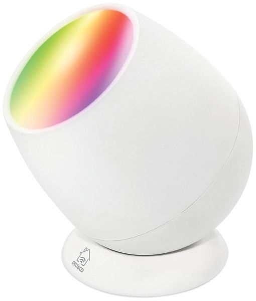 Deltaco SH-LA01 Intelligente Tischleuchte Weiß Multi 25000 h 2700 K 6500 K