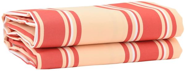 vidaXL Markisenersatzstoff Gelb und Orange 1000 x 160 cm Polyester 42000821