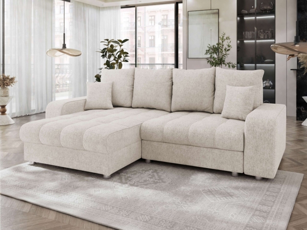 Ecksofa Kofero (Farbe: Neve 03)