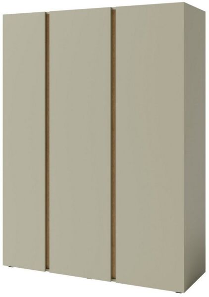 Deine Möbel 24 Kinderkleiderschrank LIBU 01 Kleiderschrank Drehtürenschrank 3-türig (Set, 3-St, Kinderzimmer Jugendzimmer Schlafzimmer) Beige Eukalyptus Eiche