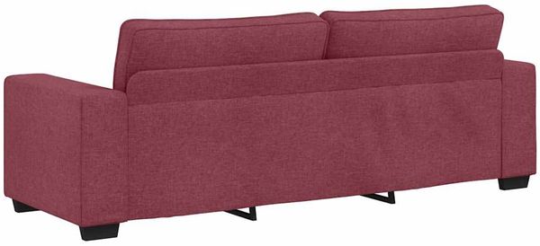 vidaXL 3-Sitzer-Sofa Weinrot 220x77x82 cm Stoff 4105179 Bild 6