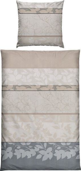 REDBEST Bettwäsche Bettwäsche, Polyester, Microfaser-Satin Streifen