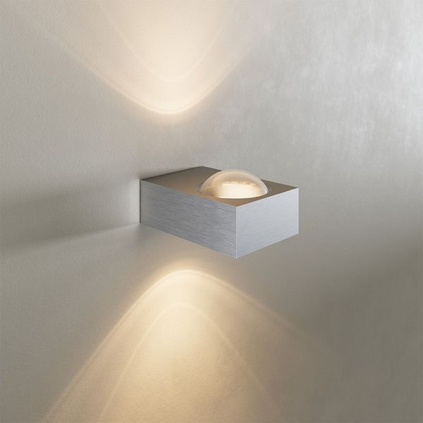 s.luce Beam X moderne Wandleuchte Up & Down eckig Aluminium