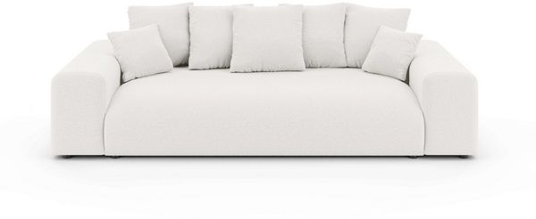 Home affaire Big-Sofa LAKESIDE 3-Sitzer Schlafsofa mit Bettkasten, Breite 256,5 cm, Liegefläche 168,5x195 cm, hoher Sitzkomfort, Maße B/T/H: 256/122/82cm