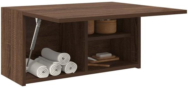 vidaXL Bad-Wandschrank Braun Eichen-Optik 60x25x30 cm Holzwerkstoff 860064