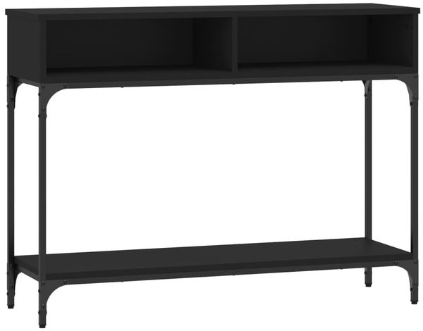 vidaXL Konsolentisch Schwarz 100x30,5x75 cm Holzwerkstoff 833388 Bild 2