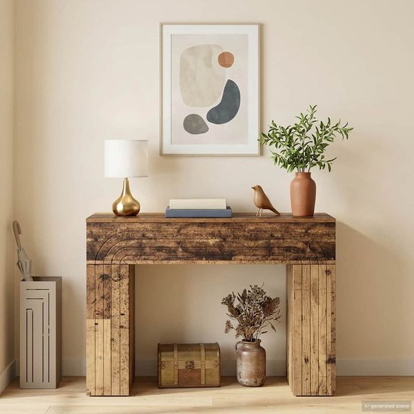 vidaXL Couchtisch Altholz 102 x 35 x 75 cm Holzwerkstoff 899934