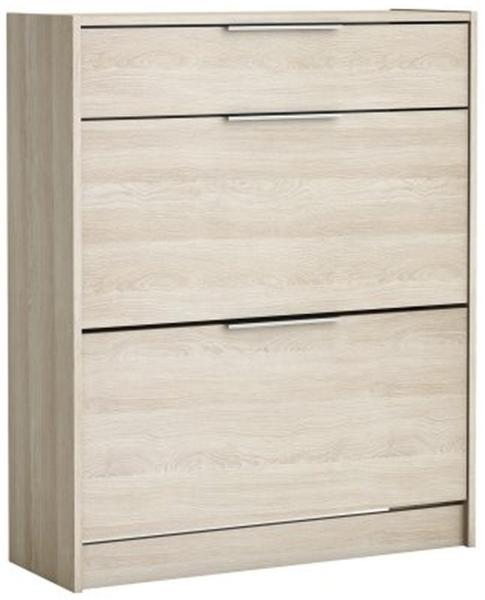 Schuhschrank >Space< in Shannon Eiche aus Holzwerkstoff - 83x101x29cm (BxHxT)