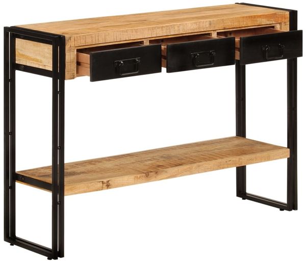 Konsolentisch, Beistelltisch, Konsole 110x30x76 cm Massivholz Mango Bild 6