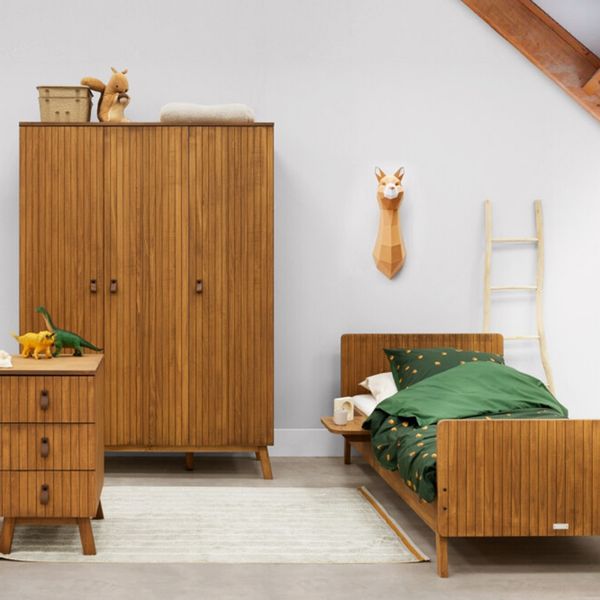 Bopita Senna Bett 90x200 - Rose Wood Braun