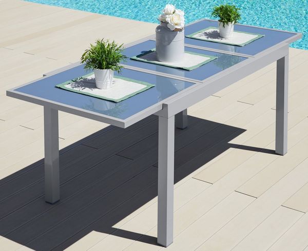 MERXX Gartentisch Amalfi, je nach Variante auf 180-240cm ausziehbar