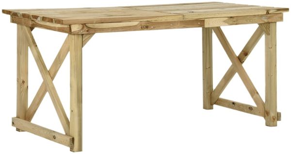 Gartentisch, Balkontisch 160 x 79 x 75 cm Holz